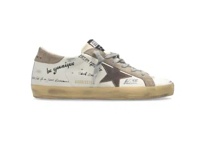 Pre-owned Golden Goose Superstar (women's) Sneakers In White/beige