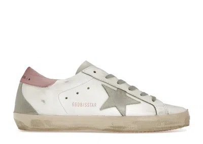 Pre-owned Golden Goose Superstar (women's) Sneakers In White/light Pink