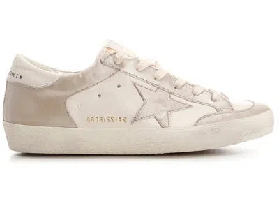 Pre-owned Golden Goose Superstar (women's) Sneakers In White/sand