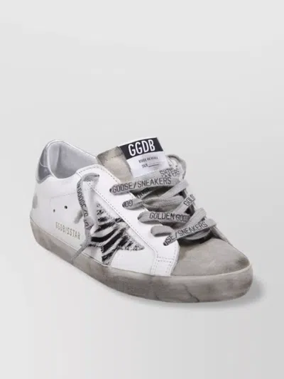 Golden Goose Superstar Zebra Star Sneakers