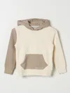 Golden Goose Journey Unisex Hoodie Sweatshirt Block Color W Embroidery In Yellow Cream