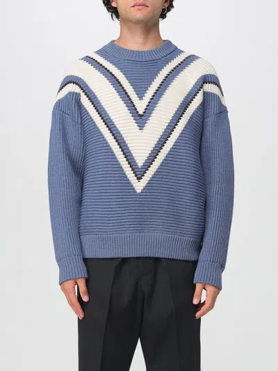 GOLDEN GOOSE SWEATER GOLDEN GOOSE MEN COLOR GNAWED BLUE,432068011