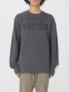 Golden Goose Golden M S Regular Sweatshirt Distressed Cotton Jersey With Logo Clothing