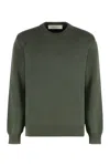 Golden Goose Deluxe Brand Logo Detailed Crewneck Jumper In Green