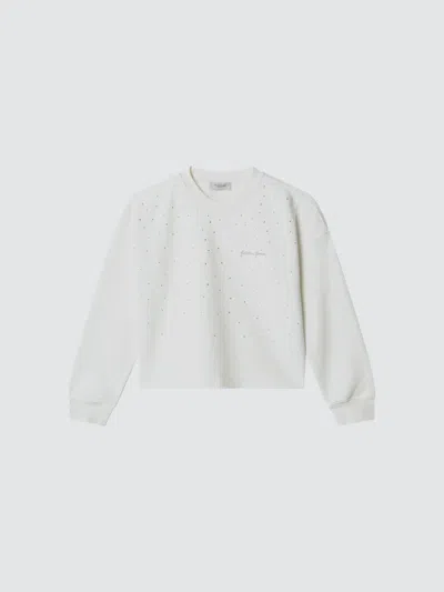 Golden Goose Kids Embellished Sweatshirt In Animal Print