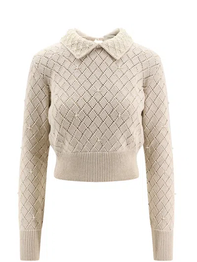 Golden Goose Sweater In Neutro