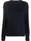 Golden Goose Sweater With Logo On The Back In Blue