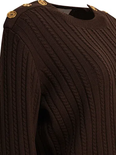 Golden Goose Sweaters In Brown