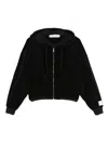 Golden Goose Women Cotton Cropped Hoodie In Black