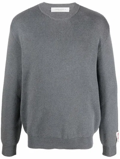 Golden Goose Grey Cotton-blend Sweater In Multi
