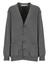 Golden Goose Darnelle Basic Cardigan In Gray