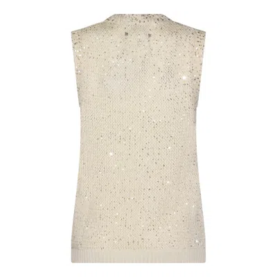 GOLDEN GOOSE SWEATERS HERITAGE WHITE