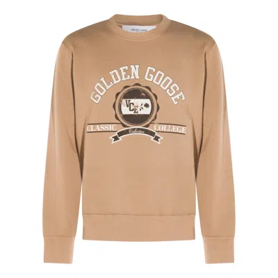 Golden Goose Sweaters Light And Natural In Brown
