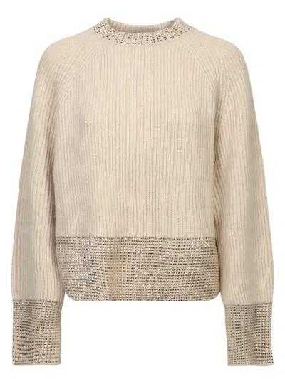 Golden Goose Sweaters In Neutral