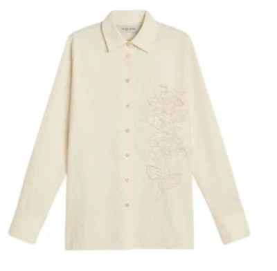 Golden Goose Deluxe Brand Women Cotton Shirt With Sequins In Neutral