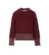Golden Goose Women Embroidered Rhinestones Sweater In Red