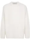 Golden Goose Ribbed Sweater In White