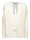 Golden Goose Knitwear In White Wool In White