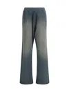 Golden Goose Deluxe Brand Slate Cotton Niccolò Joggers In Blue