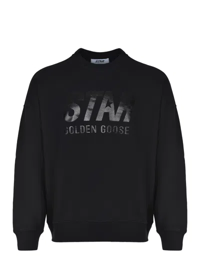 Golden Goose Sweatshirt In Blue