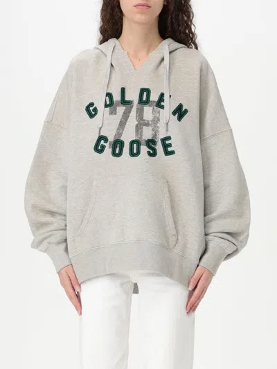 GOLDEN GOOSE SWEATSHIRT GOLDEN GOOSE WOMAN COLOR GREY,424893020
