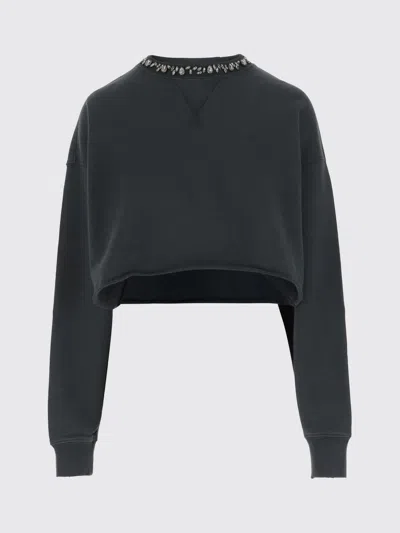 Golden Goose Cotton Sweatshirt In Black