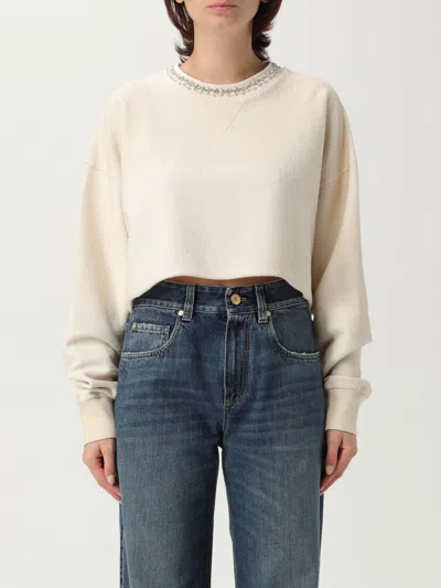 GOLDEN GOOSE SWEATSHIRT GOLDEN GOOSE WOMAN COLOR ICE,432102027