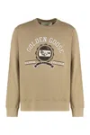 Golden Goose Sweatshirt In Cotton In Brown
