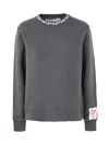 Golden Goose Golden Regular Distressed Sweatshirt In Gray