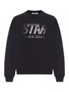 Golden Goose Sweatshirt With Logo In Black