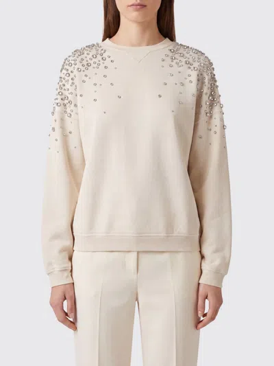 Golden Goose Sweatshirt Woman Color White In Neutral