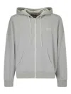 GOLDEN GOOSE SWEATSHIRT ZIPPED COTTON HOODIE  LOGO