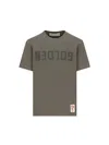 Golden Goose Golden Regular T-shirt Men In Gray