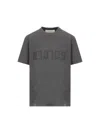 Golden Goose Distressed T-shirt In Gray