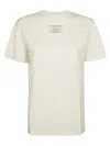 Golden Goose T-shirt Cotton Jersey Whit Care Label Print