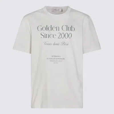 Golden Goose Journey Lightweight Cotton Jersey T-shirt With Print In White