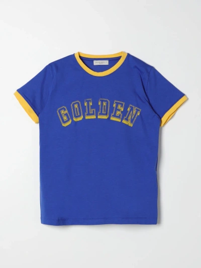 Golden Goose T-shirt  Kids Color Blue