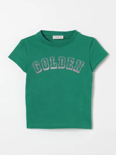 Golden Goose T-shirt  Kids Color Green