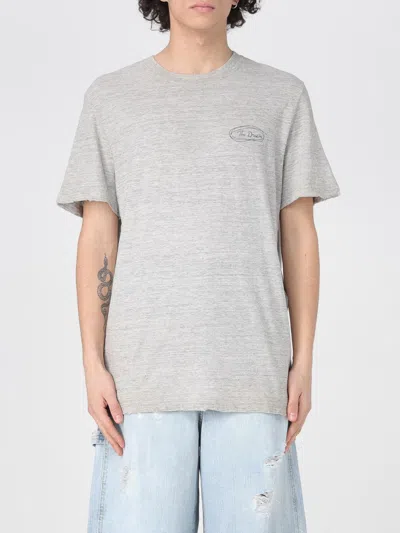 GOLDEN GOOSE T-SHIRT GOLDEN GOOSE MEN COLOR GREY,424856020