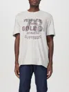 Golden Goose Cotton T-shirt Graphic Print In Gray