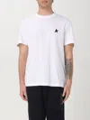 Golden Goose Regular-fit T-shirt With Minimalist Star Emblem In Weiss