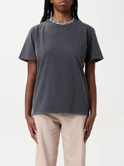 Golden Goose T-shirt  Woman Color Charcoal In Gray