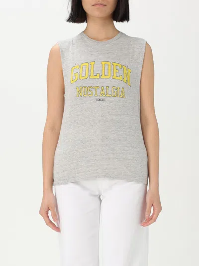GOLDEN GOOSE T-SHIRT GOLDEN GOOSE WOMAN COLOR GREY,424895020