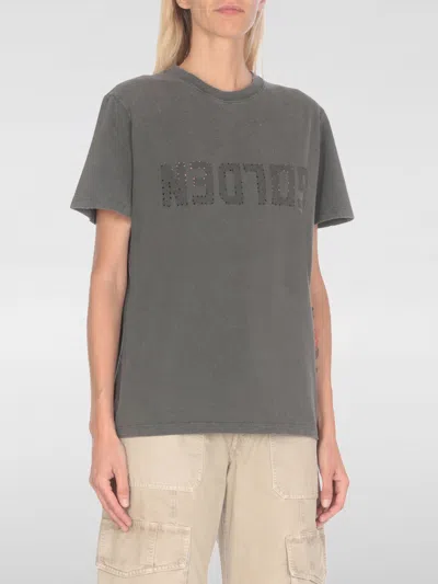 GOLDEN GOOSE T-SHIRT GOLDEN GOOSE WOMAN COLOR GREY,G74125020