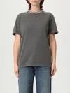 Golden Goose Db Isabel T-shirt Anthracite In Gray