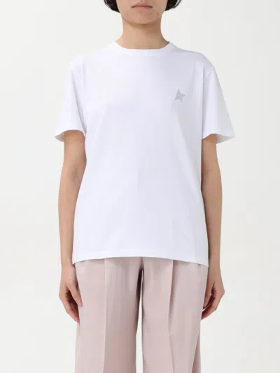 GOLDEN GOOSE T-SHIRT GOLDEN GOOSE WOMAN COLOR WHITE,424880001