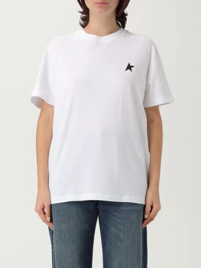 GOLDEN GOOSE T-SHIRT GOLDEN GOOSE WOMAN COLOR WHITE,H21234001