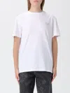 Golden Goose Graphic Print Crew Neck Cotton T-shirt In White
