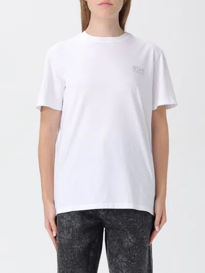 GOLDEN GOOSE T-SHIRT GOLDEN GOOSE WOMAN COLOR WHITE,H38176001