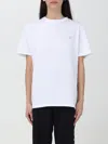 Golden Goose Star White Cotton Crew-neck T-shirt In White